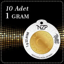 10 Gram (10 x 1) 22 Ayar Yuvarlak Altın - NZP Gold