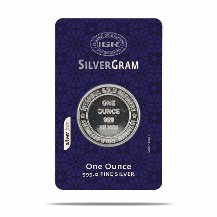 One Ounce 31,10 gr Gram Külçe Gümüş - Yuvarlak