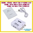 RCA AV TO HDMI 4553p TOS ÇEVİRİCİ DÖNÜŞTÜRÜCÜ CONVERTER TV TÜPLÜ