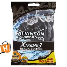 Wilkinson Sword Xtreme3 Black Edition Kullan At Tıraş Bıçağı 10lu