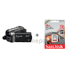 Panasonic HC-V10 Siyah Video El Kamerası + 16gb Hafıza Kartı
