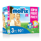 Molfix Süper Fırsat Paketi No:3 (90 Ad.) !!
