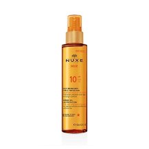 Nuxe Sun Tanning Oil for Face and Body Spf 10 150 ml