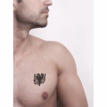 Çift Başlı Kartal Tattoo Dövme Şablonu