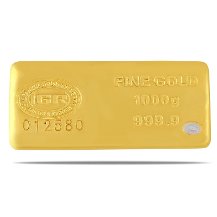 1000 gr 999,9 Milyem Saf Külçe Altın
