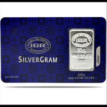 20 gr Gram Külçe Gümüş