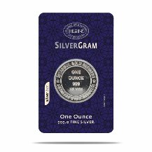 1 ONS 31,10 gr Gram Külçe Gümüş - Yuvarlak