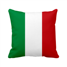 Italy İtalya Bayrak Futbol Taraftar Saten Yastık