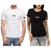 Day & Night  Çift T-shirt