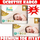 Prima Premium Bebek Bezi 5 Beden 84lü 2li Paket Aynı Gün Ücretsiz