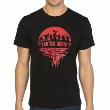Bant Giyim - WOW World Of Warcraft Siyah Erkek T-shirt Tişört