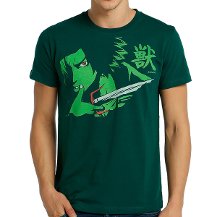 Bant Giyim - Samurai Champloo Yeşil Erkek T-shirt Tişört
