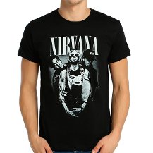 Bant Giyim - Nirvana Siyah Erkek T-shirt Tişört