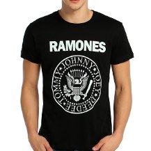 Bant Giyim - Ramones - Siyah Erkek T-shirt Tişört