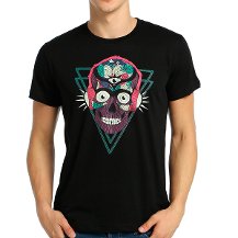 Bant Giyim - Stereo Skull Siyah Erkek T-shirt Tişört